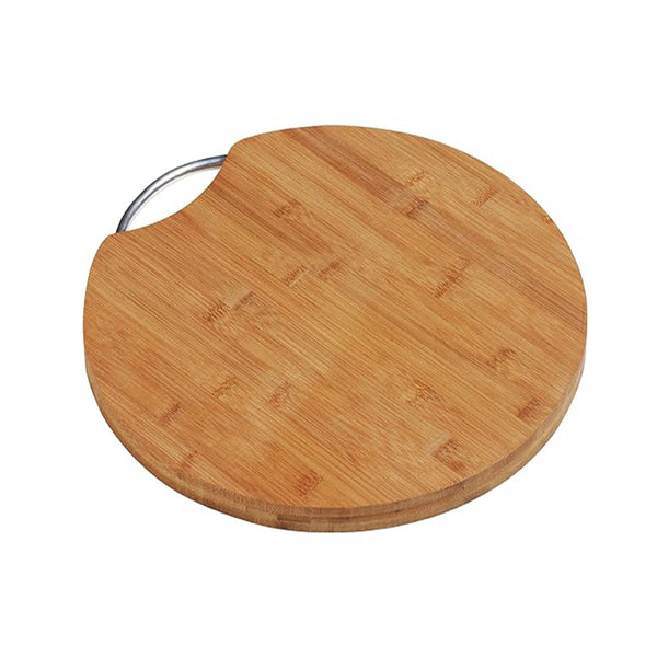 Round bamboo cutting best sale board